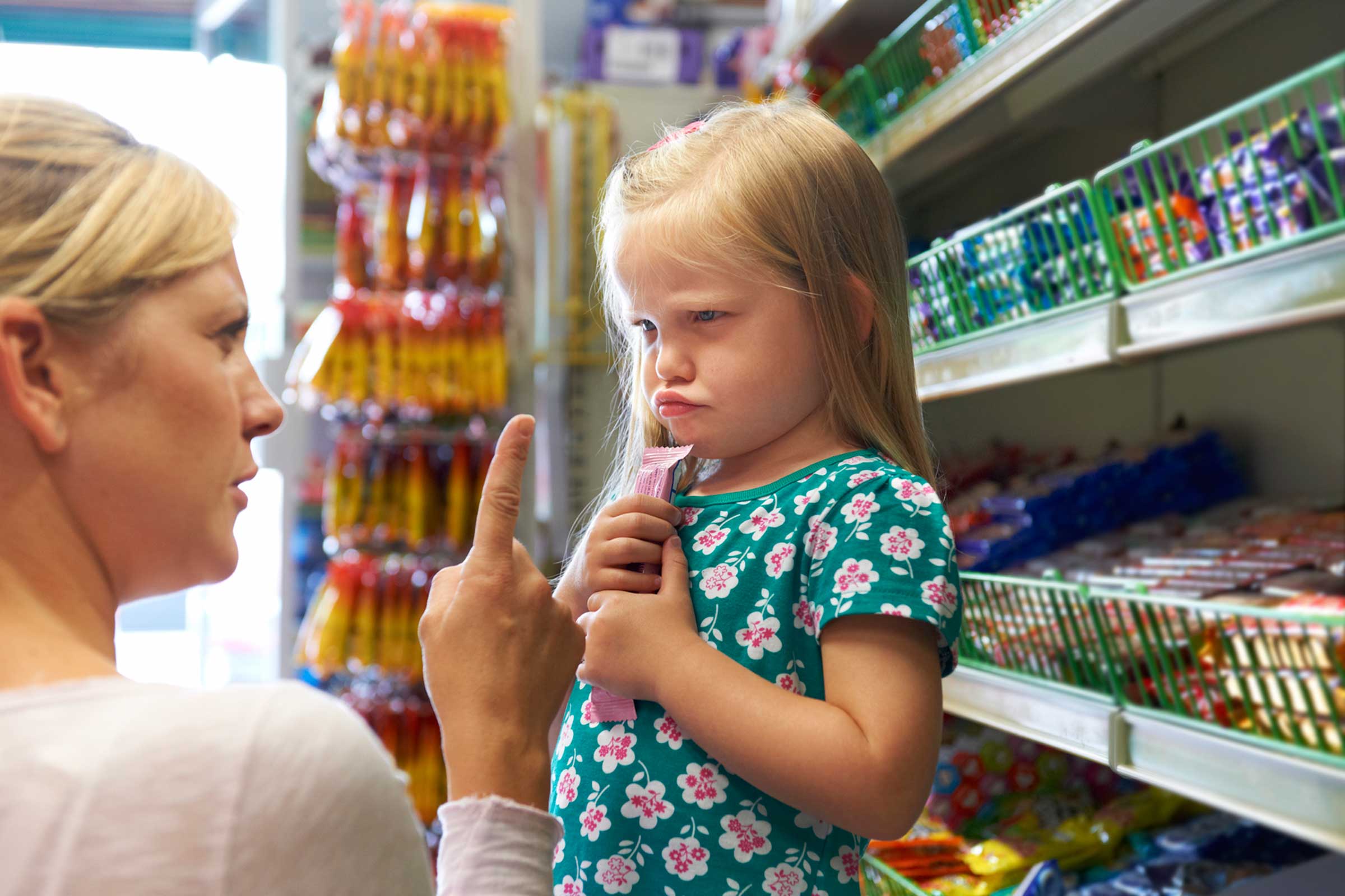 angry child in the candy isle 2019
